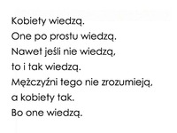 Bo one wiedzą