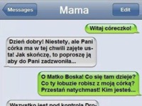 Matka pisze sms do córki zobacz co jej odpisała dobre