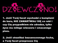 Przeczytaj koniecznie APEL DO DZIEWCZYN!