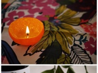 DIY - świeczka ze skórki pomarańczy!