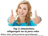 Top 5 składników AKTYWNYCH na tę porę roku ;)