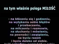 Na tym polega miłość - zgadzasz się