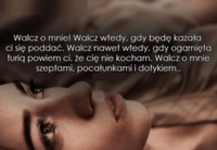 Walcz o mnie