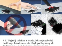 Jak uratować zalany telefon?