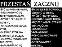 Przestań vs. Zacznij!