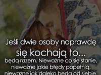 Jeśli dwie osoby naprawdę się kochają