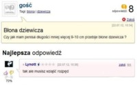 Pytanie gimnazjalisty o błonę dziewiczą, czy ją przebije? Co musi najpierw zrobić?