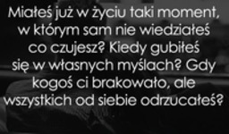 Moment w życiu...