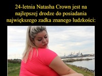 24-letnia Natasha jest na najlepszej drodze do posiadania największego tyłka!