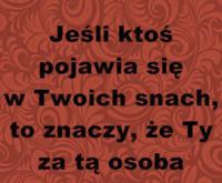 Ktoś kto się pojawia w snach...