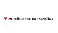 Zmieniła status na