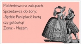 Płacę mężem ;D