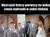 Zobacz mężczyzn, którzy pierwszy raz widzą swoją wybrankę w sukni ślubnej, urocze!