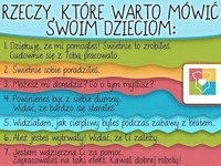 Rzeczy, które WARTO mówić swoim dzieciom ;)