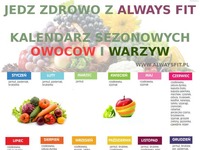 Kalendarz sezonowych owoców i warzyw - jedz zdrowo!