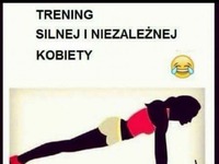 Trening silnej kobiety ;)