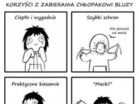 Korzyści z bluzy chłopaka