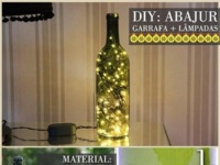 DIY - lampka ze starej butelki po winie
