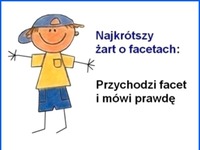 Zobacz najkrótszy ŻART o FACETACH i KOBIETACH... Który lepszy? ;D