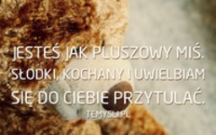 Jesteś jak pluszowy miś