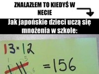 Jak japońskie dzieci uczą się MNOŻENIA w szkole! MEGA DOBRY SPOSÓB!