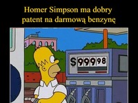 Simpson ma dobry patent na darmową benzynę :P