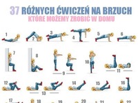 37 różnych ćwiczeń na brzuch, które możemy zrobić w domu!