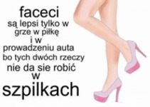 Faceci są lepsi tylko w....