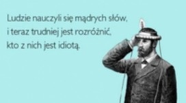 Ludzie nauczyli się mądrych słów