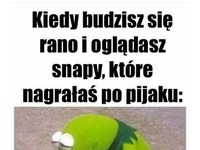 Kiedy budzisz się rano