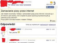 Zamawianie pizzy przez internet - poziom master, ale idiota