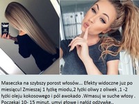 Maseczka na szybszy porost włosów! EKSTRA!