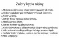 Poznaj wszystkie zalety bycia niską ;) Bo niskie mają lepiej! ;D