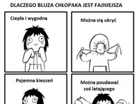 Dlaczego bluza chłopaka jest fajniejsza!