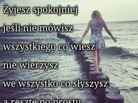 Żyjesz spokojniej