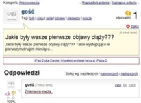 Zapytała jakie są pierwsze objawy ciąży - zobacz co jej odpisali, haha!