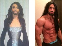Conchita Wurst - przed i po, zobacz jak ON wyglądał, szok!