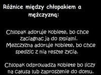 Różnice między chłopakiem, a mężczyzną