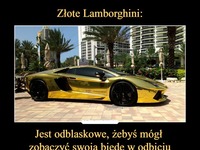 Złote Lamborghini