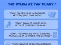 Najlepsze teksty nie byłem aż tak pijany ;)