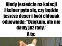 Kiedy jesteście na kolacji