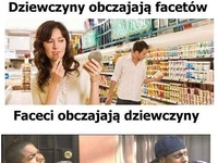 Jak dziewczyny obczajają faceów, a jak to robią mężczyźni, haha dobre!