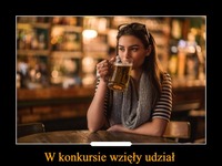 Konkurs! Osoby biorące udział: Kobieta i piwo ;)