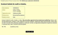 Ogłoszenie o pracę! Szuka kobiet do walk w ... :D Zobacz po co mu one potrzebne!