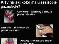 ZOBACZ co oznacza kolor lakieru na Twoich paznokciach!