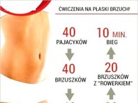 Ćwiczenia na płaski brzuch ! Do dzieła !