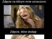 Zdjęcie na którym mnie oznaczono... Haha!