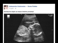 MASAKRA! Takie ZDJĘCIE wrzuciła na FB  firmy Durex jedna dziewczyna!