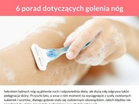 6 porad dotyczących golenia nóg...