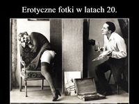 Erotyczne fotki w latach 20-tych...